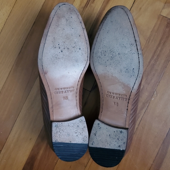 Billy Reid Handmade Embossed Leather Cutout Loafer - Picture 4 of 12